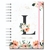 PLanner 2024 Letra Floral Branco