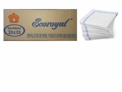 Servilletas 33x33 cm Ecoroyal (Cod: 975)