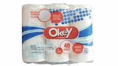 Rollo de cocina Okey 3x40 paños (Cod: 644)