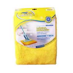 Paño microfibra Laffitte 40x60 amarillo (Cod: 896) - comprar online