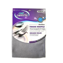 Paño waffle Laffitte cocina 30x40 (Cod: 1538)