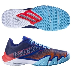 ZAPATILLA BABOLAT JET PREMATURE 2 BLUE POPPY RED - comprar online