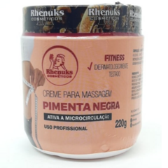 Creme para Massagem PImenta Negra 220g Rhenuks