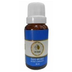 Óleo de Rícino 100% Natural 20ml Oil Gold