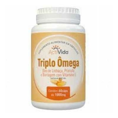 Triplo Omega Activida 60 Cápsulas 1000mg ActiVida