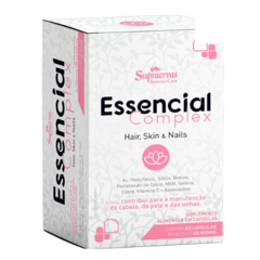 Essencial Complex Hair Skin & Nails 60 Cáps 500mg Supraervas