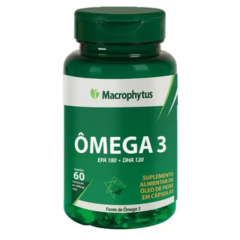 Omega 3 (Óleo de Peixe) - 60 cápsulas 1000mg Macrophytus