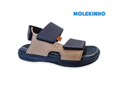 SANDALIA INF. MASC. MOLEKINHO CINZA - comprar online