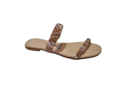 CHINELO FEM. VIZZANO BEGE BRILHO - comprar online