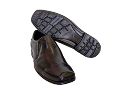 SAPATO MASC. COURO PEGADA PRETO - comprar online