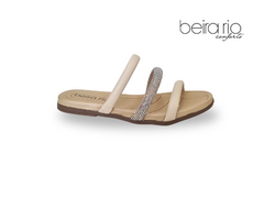 CHINELO FEM. SLIDER BEIRA RIO CREME - comprar online