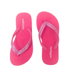 CHINELO INF. FEM. MOLEKINHA PINK GLITER na internet