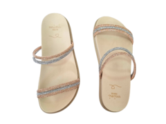 CHINELO INF. FEM MINI COBRE STRASS - Sugestiva Calçados