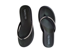 CHINELO DEDO FEM. BEIRA RIO CRISTAL PRETO - comprar online