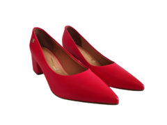 SAPATO FEM. SALTO QUADRADO VIZZANO VERMELHO - comprar online