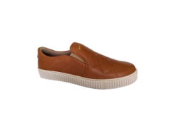 SAPATENIS FEM. SLIP ON COURO PEGADA CAMEL na internet