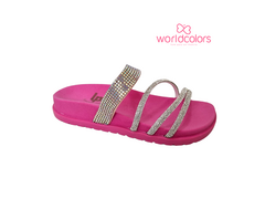 CHINELO BIRKEN INF. FEM. WORLD COLORS PINK