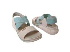 SANDÁLIA FEM. FLATFORM COMFORT FLEX VERDE OFF - loja online