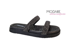 CHINELO PAPETE FEM. MODARE PRETO