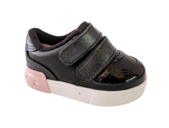 TENIS INF. FEM. MOLEKINHA VELCRO PRETO - Sugestiva Calçados