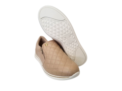 TENIS FEM. CASUAL MODARE BEGE - comprar online