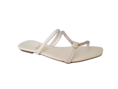 CHINELO FEM. ANNA FLOR OFF WHITE - Sugestiva Calçados