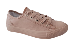 TENIS FEM. STREET STAR COURO NUDE