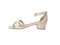 SANDALIA FEM. SALTO RAMARIM OFF WHITE - comprar online