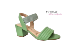 SANDALIA FEM. SALTO MODARE VERDE ALECRIM