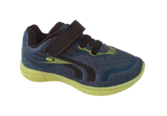 TENIS INF. MASC. KLIN VELCRO PETROLEO VERDE