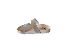 CHINELO BIRKEN FEM. MOLECA BRANCO OFF STRASS - loja online