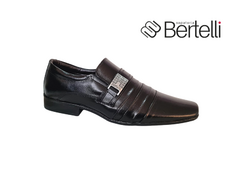 SAPATO SOCIAL MASC. BERTELLI PRETO + MEIA E CINTO - comprar online