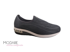 TENIS FEM. SLIP ON MODARE PRETO