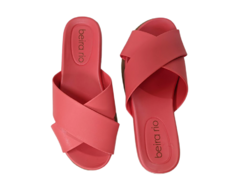 Imagem do CHINELO FEM. SLIDE TIRA X BEIRA RIO CORAL ELEGANCE