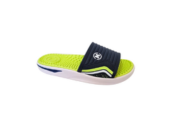 CHINELO SLIDER INF. MASC. MOLEKINHO MARINHO AMARELO NEON - comprar online