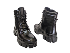 BOTA COTURNO FEM. FELINA TRATORADO PRETO - comprar online