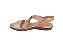 SANDALIA FEM. MODARE NUDE OURO ROSADO CAMEL - comprar online