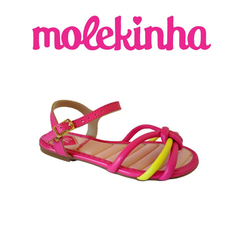 SANDÁLIA INF. FEM. MOLEKINHA PINK SICILIANO - comprar online