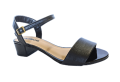 SANDÁLIA FEM. SALTO MOLECA PRETO - comprar online