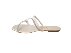 CHINELO FEM. ANNA FLOR OFF WHITE - loja online