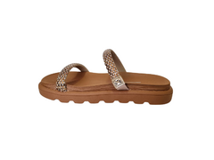 CHINELO FEM. VIZZANO BEGE OURO CLARO CRISTAL CAMEL - comprar online