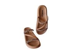 Imagem do CHINELO BIRKEN FEM. MOLECA NUDE STRASS