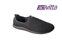 TENIS FEM. SLIP ON ACTVITTA PRETO