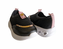 TENIS INF. FEM. FEM MOLEKINHA LED SLIP ON PRETO - comprar online