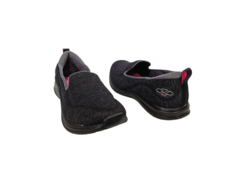 TENIS FEM. SLIP ON OLYMPIKUS MANTRA PRETO CHUMBO - Sugestiva Calçados