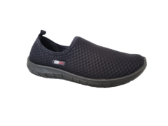 TENIS FEM. ACTVITTA SLIP ON PRETO - Sugestiva Calçados