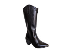 BOTA TEXANA FEM. CANO MÉDIO VIZZANO PRETO - comprar online