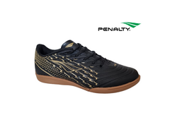 CHUTEIRA FUTSAL INF. PENALTY PRETO DOURADO