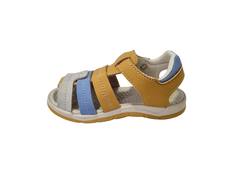 SANDALIA INF. MASC. KLIN OCRE AZUL - comprar online