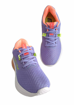 TENIS FEM. ACTVITTA LILAS VERDE - loja online